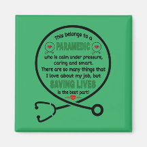 Regalo paramédico. Esto Pertenece A Un Paramédico