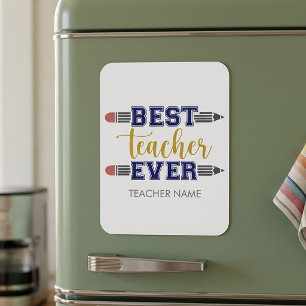 Imán Regalo Personalizado Mejor Profesor - Regalo Perso