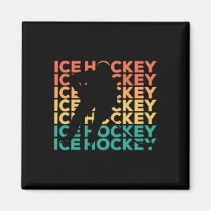 Imán Regalo Retro Vintage de Hockey sobre Hielo Para Ju