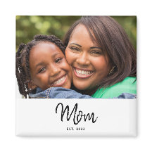 Regalo único moderno de foto establecida para mamá
