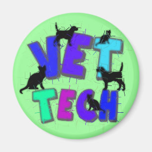 Imán Regalos artsy de la tecnología del veterinario,