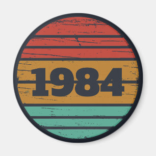 Imán Regalos de 40 años personalizados vintage