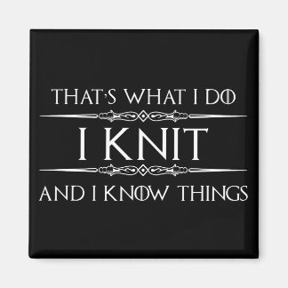 Imán Regalos de acné para los cuchillos - Gracioso Knit