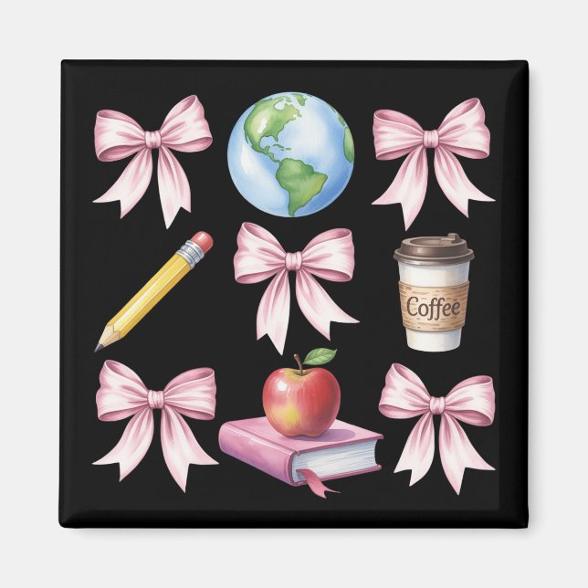 Imán Regalos de agradecimiento lindos de café para maes (Frente)