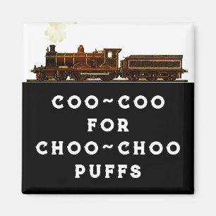 Imán regalos de amante de los trenes