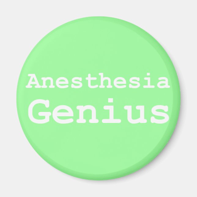 Imán Regalos de Anestesia Genius (Frente)