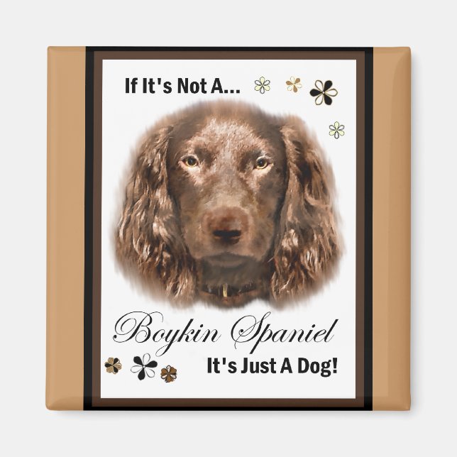 Imán Regalos de arte de Boykin Spaniel (Frente)