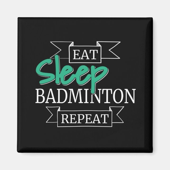 Imán Regalos de Badminton (Frente)