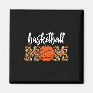 Imán Regalos de baloncesto de la mamá Cute Leopardo del