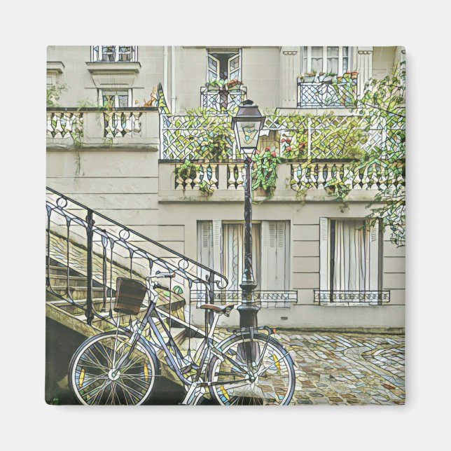 Imán Regalos de bicicleta de montaña (Frente)