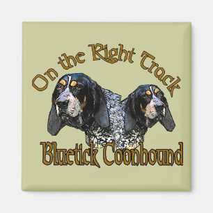 Imán Regalos de Bluetick Coonhound