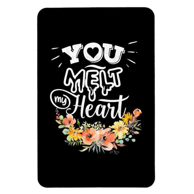 Imán Regalos de Boda | Me Derrites el Corazón (Vertical)