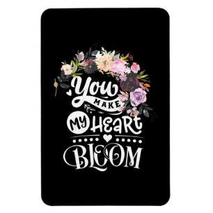Imán Regalos de Boda   Me Haces Florecer el Corazón