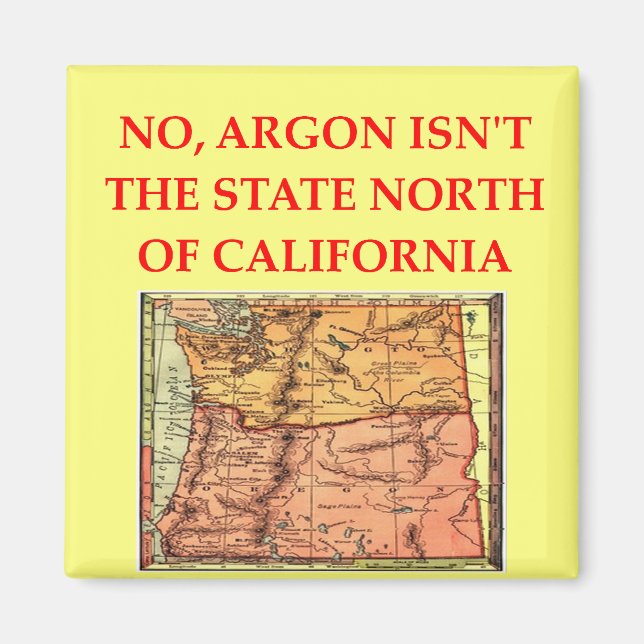 Imán regalos de chiste de química (Frente)