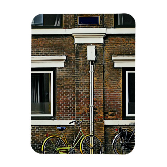 Imán Regalos de ciclismo de época (Vertical)