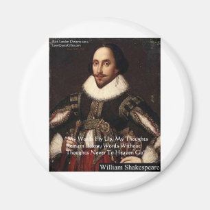 Imán Regalos de citas de sabiduría de Shakespeare "Pala