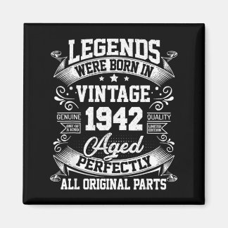 Imán Regalos de cumpleaños Vintage 85 hombres mujeres 8