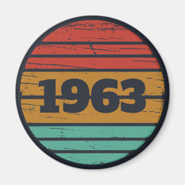 Imán Regalos de cumpleaños vintage personalizados