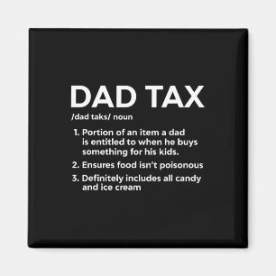 Imán Regalos De Definición De Impuestos Para Papá Graci