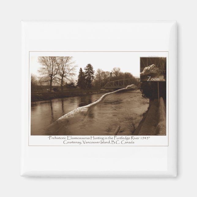 Imán Regalos de Elasmosaurus (Frente)