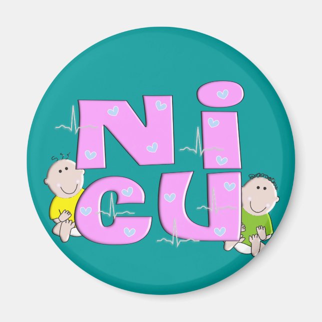 Imán Regalos de enfermería de la NICU (Frente)