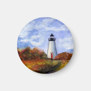 Imán Regalos de faro de Cape Poge