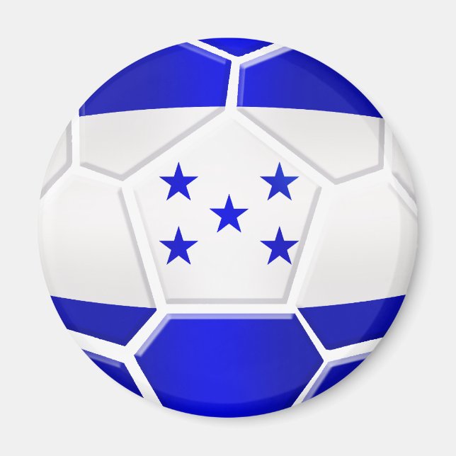 Imán Regalos de fútbol de Los Catrachos Honduras (Frente)