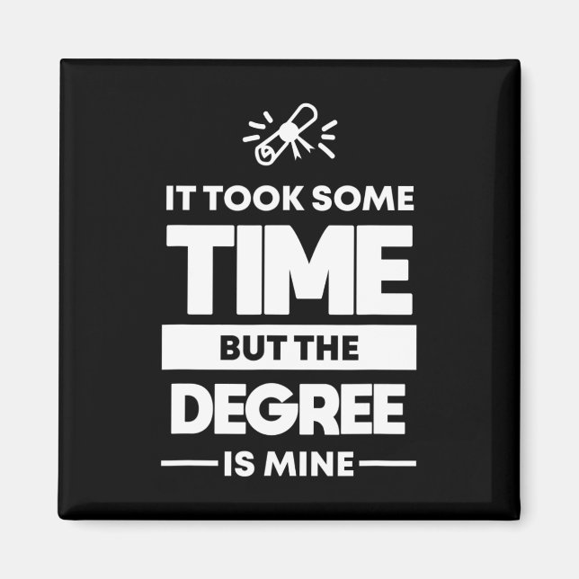 Imán Regalos de graduación universitaria para adultos (Frente)