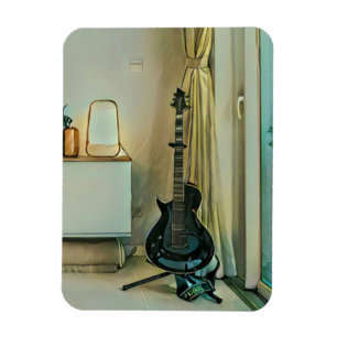 Imán Regalos de guitarra para papá