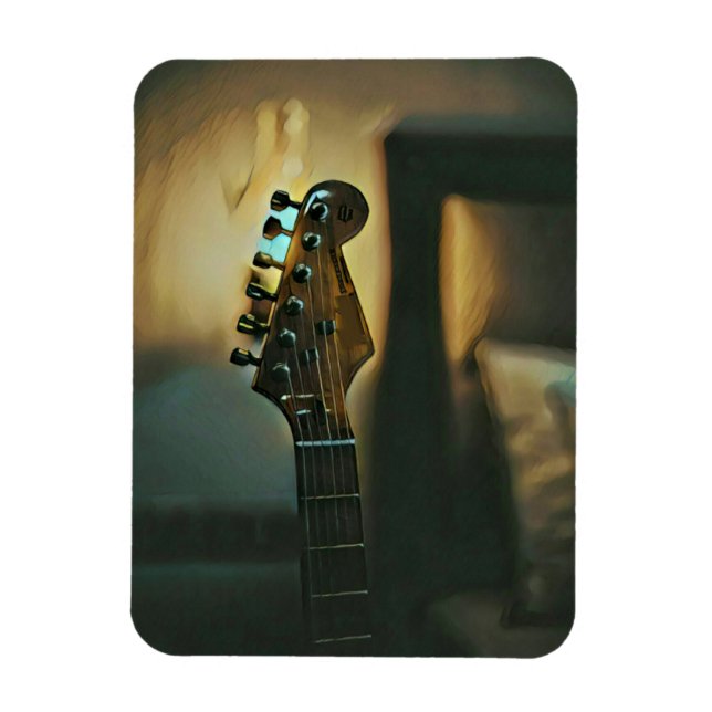 Imán Regalos de guitarra vintage (Vertical)