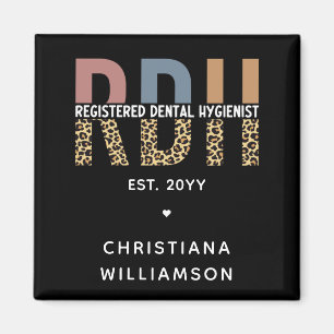 Imán Regalos de higienistas dentales registrados por el