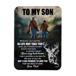 Imán Regalos de hijo Carta A Mi Hijo Amor De Papá