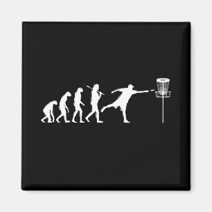 Imán Regalos de la Evolución del Disc Golf