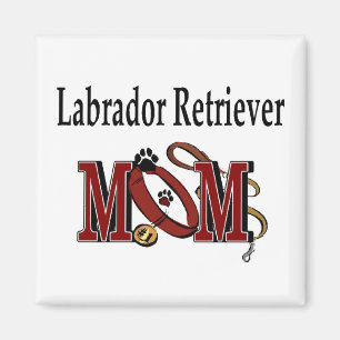 Imán Regalos de la MAMÁ del labrador retriever
