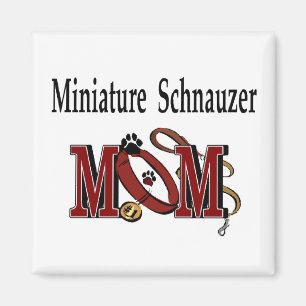 Imán Regalos de la MAMÁ del Schnauzer miniatura