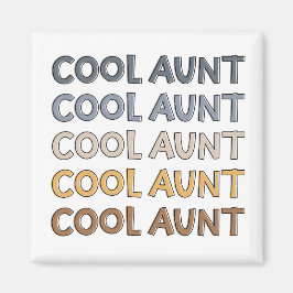 Imán Regalos de la tía moderna de Guay para la tía