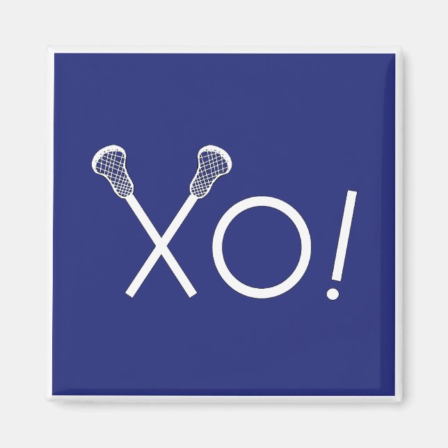Imán Regalos de Lacrosse Team (Frente)
