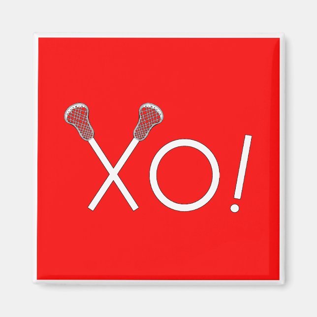 Imán Regalos de Lacrosse Team (Frente)