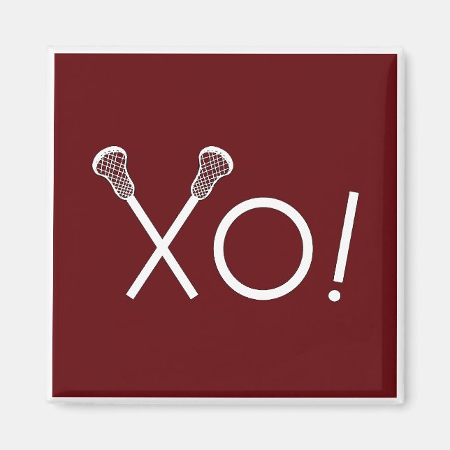 Imán Regalos de Lacrosse Team (Frente)