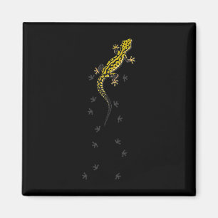 Imán Regalos de lagarto reptil gecko leopardo lindo par