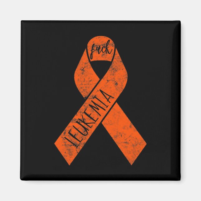 Imán Regalos De Leucemia Para Mujeres Con Cáncer De Fck (Frente)