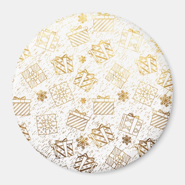 Imán Regalos de los navidades 4 (Frente)