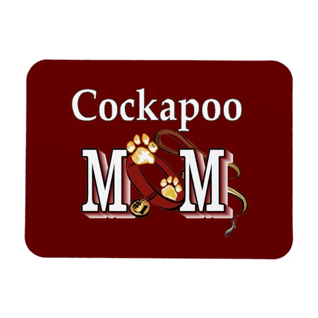 Imán Regalos de mamá Cockapoo (Horizontal)