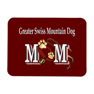 Imán Regalos de mamá de perros de montaña suizos mayore