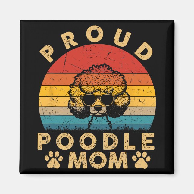 Imán Regalos de mamá de podés que amo a mi madre de per (Frente)