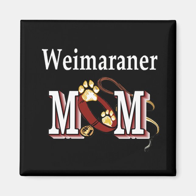 Imán Regalos de mamá de Weimaraner (Frente)
