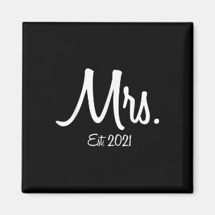 Imán Regalos De Matrimonio Únicos Para Novia Groom Mrs.