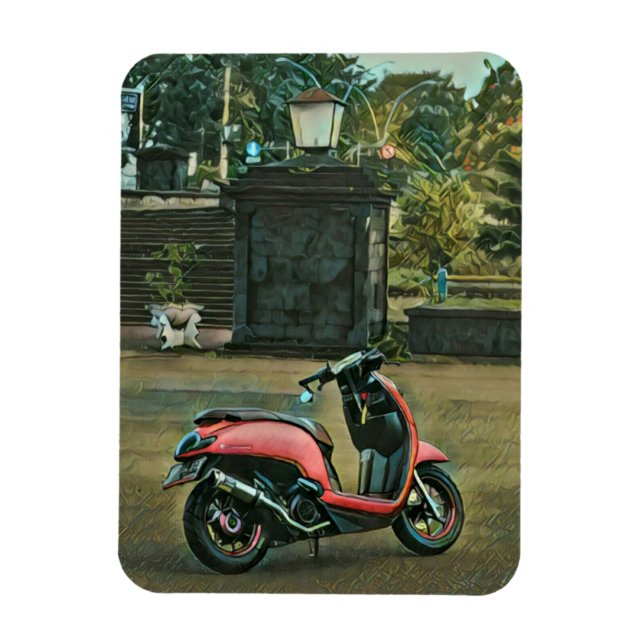 Imán regalos de moto para él (Vertical)