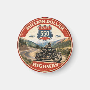 Imán Regalos de motocicleta de la carretera Million Dol