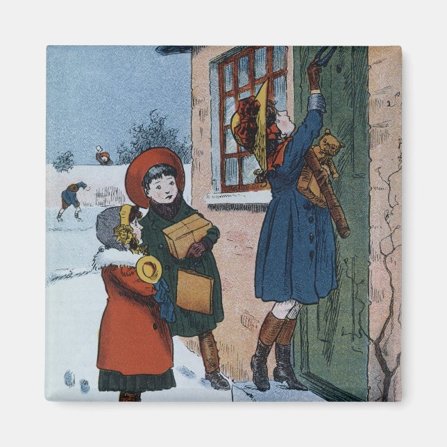 Imán Regalos de Navidad (Frente)
